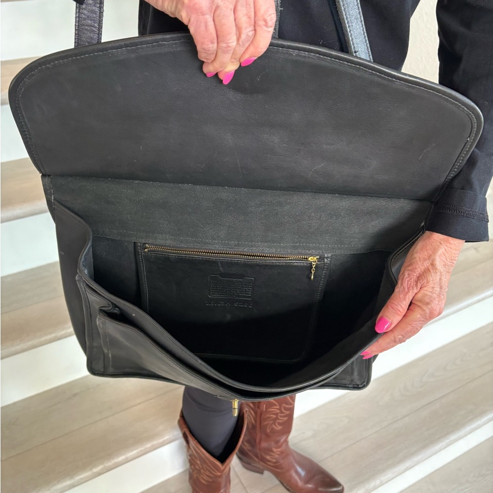 Coach Black Men's Briefcase - Picture 5 of 14